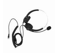 Sxhlseller Call Center Headset 330° Rotación Cancelación de Ruido para | Auriculares para comunicación de oficina, agente de servicio al cliente, audio sin pérdidas, diadema elástica
