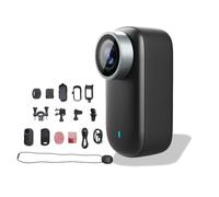 Sxhlseller Cámara 4K Mini Body, Cámara de Acción de Pulgar Ultra Ultra HD con Conexión WiFi y Fotografía de Gran Angular, Videocámara Portátil Magnética para Viajes en Ciclismo Vlog