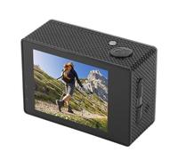 Sxhlseller Cámara de Ciclismo 4K con Pantalla de 2.0 Pulgadas, Leva Deportiva de Gran Angular a Prueba de Lluvia con Estabilización Electrónica y Soporte de Manillar para Imágenes de