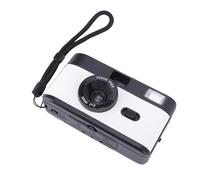 Sxhlseller Cámara de Película de 35 Mm con Flash y Película Incorporados, Cámara Vintage Reutilizable de Apuntar y Disparar para Niños Principiantes, Lente F/8 de 28 Mm, Velocidad de Obturación de