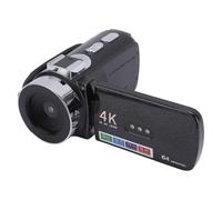 Sxhlseller Cámara de Vídeo 4K 64MP para Grabación de Viajes, Grabadora de Vídeo con Cámara Digital HD de Enfoque Automático con Pantalla de Rotación de 3 Pulgadas, Zoom Digital 28X,