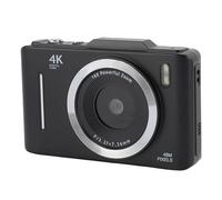 Sxhlseller Cámara Digital 48MP 4K para Fotografía con Zoom Digital de 16x, Pantalla de 2.8 Pulgadas, Cámara de Vlogging de Viajes Compactos de Anti Shake y Autofocus Incorporado (Black)