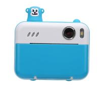 Sxhlseller Cámara Digital Multifuncional con 2.4 Pulgadas de 8MP Cámara Instantánea Ideal para Creatividad Infinita Adecuada para Cumpleaños y Vacaciones en Blanco (Blue)