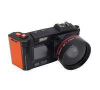 Sxhlseller Cámara DSLR, 70MP 4K 50x Zoom Auto Focus ANGULA F1.8 Cámara Digital con Flash de Pantalla Doble para Viajar, Equipado con WiFi, 50x Zoom Digital (Black)