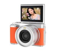 Sxhlseller Cámaras Digitales de 5k para Fotografía, Cámara Digital de Doble Lente HD de 80MP con Pantalla Flip, 8X Zoom Autococus WiFi Video Vlogging Camara para Travel de Youtube (Brown)