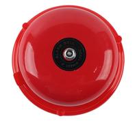 Sxhlseller Campana de Alarma contra Incendios de Metal de 4 Pulgadas 100 DB |Timbre Eléctrico de Golpe Interno 220V Cableado para Control de Incendios (12V)