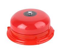 Sxhlseller Campana de Alarma contra Incendios de Metal de 4 Pulgadas 100 DB |Timbre Eléctrico de Golpe Interno 220V Cableado para Control de Incendios (220V)