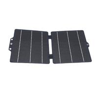 Sxhlseller Cargador de Panel Solar Portátil de 10 W, Cargador Solar Plegable con Puertos USB Tipo C para Teléfonos Inteligentes y Tabletas, Banco de Energía para Viajes Al Aire Libre de Alta