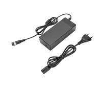 Sxhlseller Cargador de Scooter Eléctrico 42V 2A, Adaptador de Corriente de Batería de Litio Universal para Paquetes de 10 Series de 3,6 V con Conectores DC5,5 X 2,1 Mm y DC5,5 X 2, Mm para Movilidad