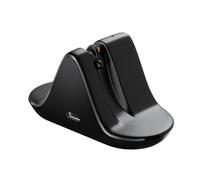 Sxhlseller Cargador de Techo Meta Negro RW4006/RW4008/RW4010 | Carga Rápida Magnética con Indicador LED, Protección Segura, Almohadillas Antideslizantes, Diseño Moderno y Elegante para Mesita de