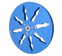 Sxhlseller Carrete de Cinta Vacía - Aleación de Aluminio 7 Pulgadas con Diseño de 8 Hoyos para Studer Reel a Rele Tape Players (Blue)