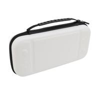Sxhlseller Caso de Transporte para Nintendoswitch 2 2025, Caja Protectora de Shell Dura con 10 Ranuras para Tarjetas de Juego y Bolsillo de Malla, Bolsa de Viaje Portátil para Consola y (White)