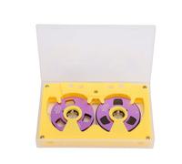 Sxhlseller Cinta de Casete en Blanco de Carrete a Carrete, Cinta de Grabación de Audio Tipo I de Polarización Normal de 50 Minutos con Ruedas Metálicas Móviles y Carcasa de ABS para Proyectos de