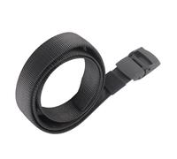 Sxhlseller Cinturón de Seguridad para Viajes, Billetera Oculta Antirrobo con Hebilla de Plástico No Metálica Certificada por TSA y Correas de Nailon 1000D para Cintura de 26 a 40 Pulgadas (Black)