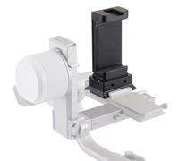 Sxhlseller Clip para Teléfono para Estabilizador, Soporte de Aleación de Aluminio para Smartphones 61 a 92 Mm con Zapata Fría Orificios Roscados de 1 4 Pulg y 3 8 Pulg, for Cardanes de Mano