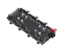 Sxhlseller Concentrador ARGB y PWM de 8 Vías Que Resuelve de Manera Eficiente Problemas de Cableado de Ventiladores para Sincronización de Placa Base, Plug and Play Adecuado para Entusiastas de PC y