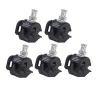 Sxhlseller Conector de Perforación de Aislamiento, Abrazadera Sellada, sin Pelar, para Potencia Industrial, Juego de 5 Piezas (JJC-4)