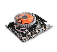 Sxhlseller Conjunto de Placa Base de Escritorio I5, Placa Base B75 Memoria DDR3 VGA 4G HDMI Salida Dual Dual-USB 3.0 SATA3 Piezas de Computadora