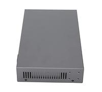 Sxhlseller Conmutador PoE, Full Gigabit RJ45 IEEE 802.3af / en 8 Puertos SFP 150W Dispositivo de Red IEEE 802.3X Pause Frame para Full Duplex (Enchufe de la UE)
