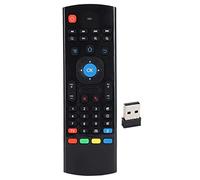 Sxhlseller Control Remoto de Voz Inteligente, 2.4G MX3 Control Remoto de TV de Voz Inteligente Inalámbrico Portátil, Control Remoto con Receptor USB para Windows XP para Android