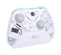 Sxhlseller Controlador de Juegos Inalámbrico 2.4G/Bluetooth con Joystick y Disparadores de Efecto Hall, Tasa de Sondeo de 1000 Hz, Giroscopio de 6 Ejes, Luces RGB, para PC, Steam Deck, (WHITE)