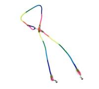 Sxhlseller Correa de Entrenamiento para Perros Manos Libres con Costuras Reflectantes Multifuncionales Duraderas B para Dos Perros Medianos y Grandes Negro Azul Naranja Rosa Púrpura Resistente para