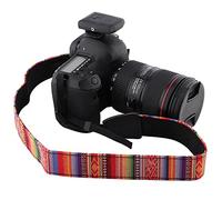 Sxhlseller Correa para el Cuello DSLR Vintage Ajustable |Cinturón de Hombro para Cámara de Tela Tejida para Cámaras SLR Digitales y Universales, 30,71 Pulgadas (#204)