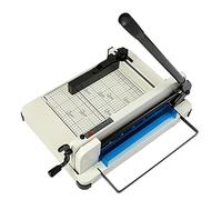 Sxhlseller Cortadora de Papel A4 de Alta Resistencia, Guillotina Apilada de 315 Mm de Ancho con Escalas Milimétricas Precisas y Base de Acero para un Corte Manual Eficiente de Tableros de Oficina