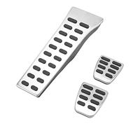 Sxhlseller Cubierta de la Almohadilla del Pedal del Coche, Pastillas de Acelerador de Freno de Gas Antideslizantes de Acero Inoxidable Aptas para Sonata Santa Fe, Juego de 5 Piezas para (MT)