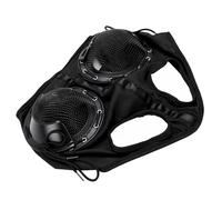 Sxhlseller Cubierta para Ojos de Caballo, Cómodas Anteojeras Transpirables con Diseño a Prueba de Viento y para Entrenamiento de Carreras Aid (Black)