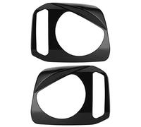 Sxhlseller Cubierta Protectora para Faro Delantero de Coche, Decoración Protectora Adecuada para Jimny 2007-2017, ABS Negro de, 2 Unidades/Juego para Estilo Mejorado