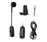 Sxhlseller de Micrófono Inalámbrico para Saxofón, Receptor Transmisor de Instrumentos 2.4G Pastilla Omnidireccional de 360° para Guitarra Eléctrica Acústica con Batería Recargable