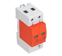 Sxhlseller Dispositivo Supresor de Sobretensiones de CC, SPD Fotovoltaico 2P de 1000 V con Ventana Visual para Corriente de Descarga Nominal de 20 KA a 40 KA en Instalación de Montaje en Riel Estándar