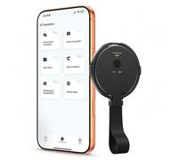 Sxhlseller Dispositivo Traductor en Tiempo Real, Dispositivo Traductor de Idiomas BT 5.3 AI, Más de 146 Idiomas, Más de 60 Acentos, Soporte Magnético con Rotación de 360° (Black)