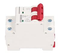 Sxhlseller Disyuntor en Miniatura de CC 2P 1000V 20A, Interruptor Aislador de Solar Fotovoltaico con Montaje en Riel DIN y Magnético de Extinción de Auxiliar DZ47-63Z