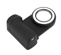 Sxhlseller Empuñadura de Cámara Inalámbrica con Luz de Relleno Recargable para Fotografía Profesional, para Dispositivos, Soporte de Abrazadera para Teléfono Celular con Control Remoto Inalámbrico