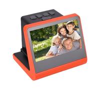Sxhlseller Escáner de Películas Digitales 14MP 22MP, Pantalla HD a Color de 5 Pulgadas con Memoria Incorporada de 16 GB para Películas 135 126 110 Super8 (Enchufe de la UE)