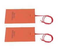 Sxhlseller Estera Calefactora de Silicona Flexible, Manta Eléctrica Avanzada de Calentamiento Rápido a Prueba de 200 ℃, para Aplicaciones Industriales, 2 uds., 3,94x5,91 Pulgadas