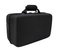 Sxhlseller Estuche Rígido para Consola de Juegos con Correa para el Hombro, Bolsa de Almacenamiento de Viaje Impermeable y a Prueba de Golpes para Consola, Controladores, Auriculares, Cables, (Black)