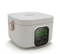 Sxhlseller Fiambrera con Calefacción, 500 Ml, Forro de Acero Inoxidable 304, Lonchera Eléctrica Inalámbrica con Temporizador de 7 Velocidades y Calentamiento Rápido, Modo de Aislamiento