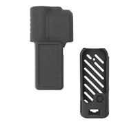 Sxhlseller Funda Protectora de Goma de Silicona para Cámara de Acción, Cubierta Desmontable 2 en 1 con Bloqueo de Cardán, Carcasa Antideslizante a Prueba de Golpes para Viajes Diarios