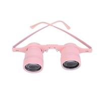 Sxhlseller Gafas Binoculares con Aumento HD de 10x, Enfoque Manual, Telescopio para Exteriores a Prueba de Lluvia con Lentes ópticas Multicapa para Observación de Aves, Pesca y Viajes - Rosa (Pink)