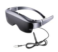Sxhlseller Gafas de Vídeo Inteligentes, Cine Virtual de 400 Pulgadas con Pantalla 1080P 3000 Nits, Ajuste de Miopía de 0-600°, Tipo C para Juegos de PC con Teléfono