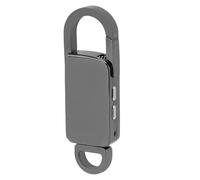 Sxhlseller Grabadora Activada por Voz Grabadora de Audio Digital Estilo Llavero, Micrófono de 360° con Reducción de Ruido, Dispositivo de Grabación de Metal Portátil para Reuniones, (Memoria de 32GB)