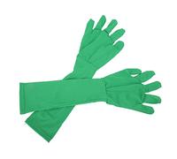 Sxhlseller Guantes Chromakey, 2 uds. Guantes de Pantalla Verde Chromakey, Guantes Largos de Fondo con Efecto de Invisibilidad Universal, Plegables, para Fotografía, Foto, Vídeo, Película