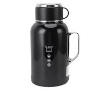 Sxhlseller Hervible de Viaje de 1300 Ml, Caldera de Agua Caliente Portátil de Hervidor Eléctrico de 12 V/24 V, Caldera de Agua Caliente Portátil de Acero Inoxidable con Temperatura LED