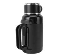 Sxhlseller Hervible Eléctrica de 1500 Ml de Automóvil con Pantalla LED de Temperatura, Caldera de Agua de Viaje de Acero Inoxidable de 304 con Mango Plegable para Calefacción de café de té