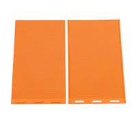 Sxhlseller Hojas de Prensa de Cera de Abejas de Silicona de 5,4 Mm |Base Flexible para la Fabricación de Panales de Apicultura, Equipo de Apicultor 2PCS (ORANGE)