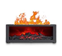 Sxhlseller Humidificador de Chimenea con Llama 3D, Difusor Silencioso para Chimenea con Temporizador, Difusor de Aire de Fuego de Aromaterapia de Aceite Esencial con Luz Ambiental para el