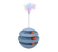 Sxhlseller Interactive Cat Roller Toy Mejora la Inteligencia, la Herramienta de Entretenimiento de Autosuficiencia para el Ejercicio de Las Mascotas, Hecha de Material de Uso para Usar para Horas de